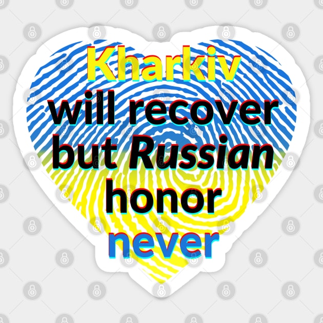 Kharkiv will recover Sticker by tashashimaa